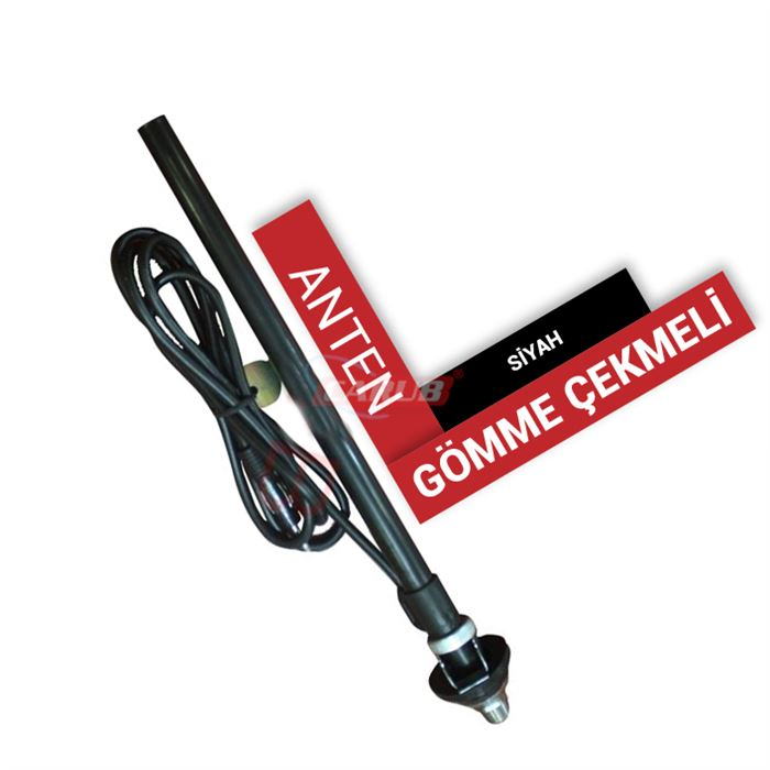CARUB ANTEN GÖMME ÇEKMELİ SİYAH