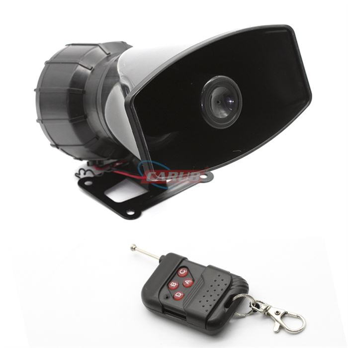 CARUB SİREN 12V ELEKTRONIK UZAKTAN KUMANDA K SİYAH