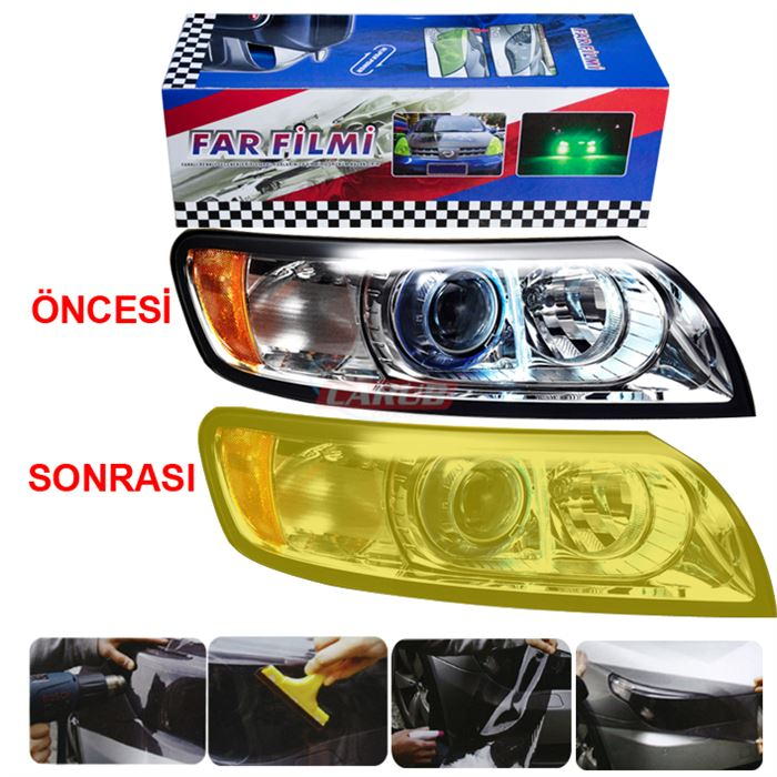 CARUB FAR-STOP FİLMİ 30CMX10MT SARI
