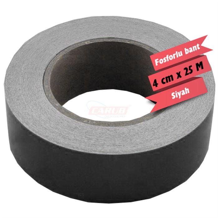 CARUB FOSFOR BANT 4CMX25M SİYAH