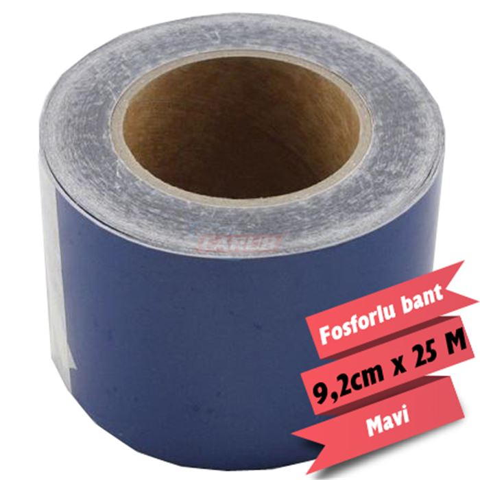 CARUB FOSFOR BANT 9,2CMX25MT MAVİ