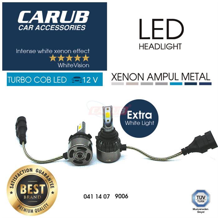 CARUB 9006 6500K LED XENON COB