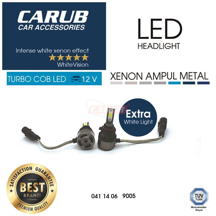 CARUB 9005 6500K LED XENON COB