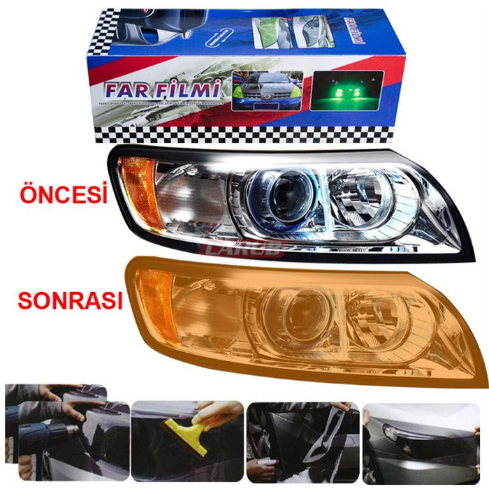 CARUB FAR-STOP FİLMİ 30CMX10MT ORANJ TURUNCU