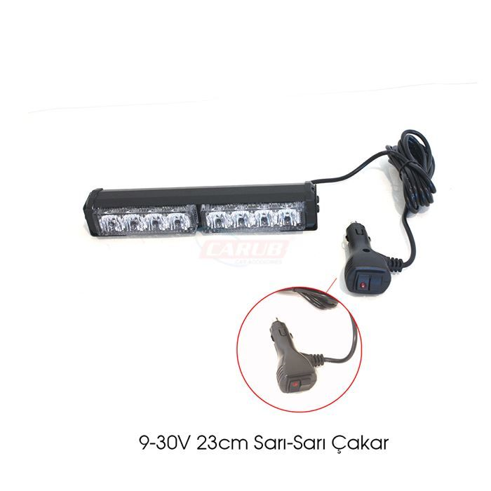 CARUB OFF-ROAD LED BAR PROJ. 9-30V 23CM ÇAKAR SARI-SARI
