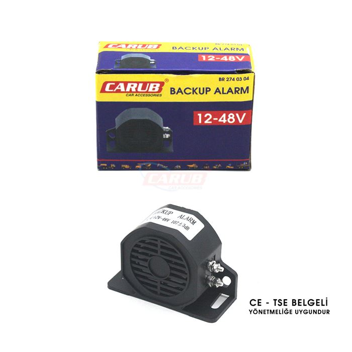 CARUB GERİ VİTES SİRENİ FORKLİFT 12-48V  11X7CM