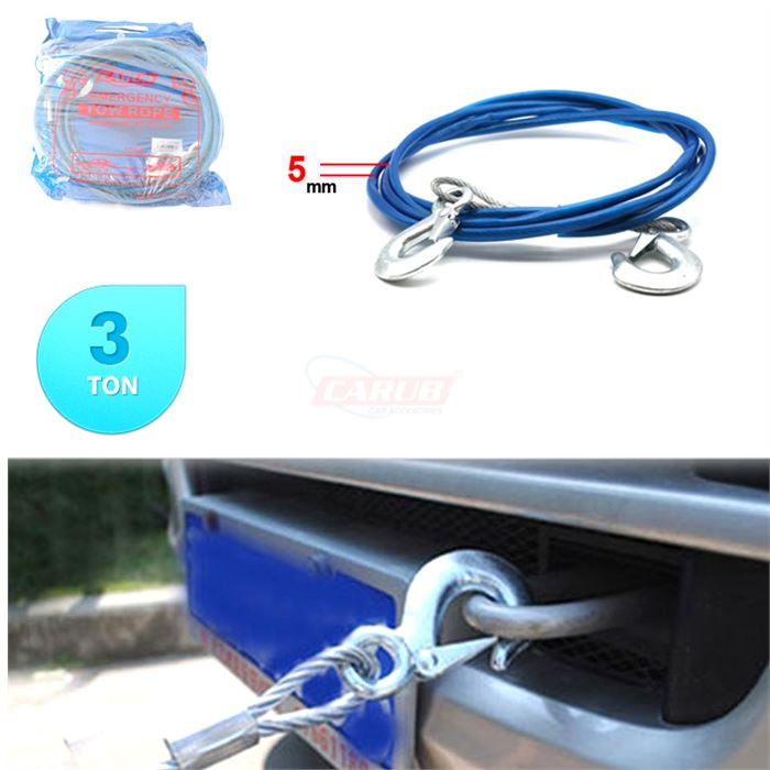 CARUB ÇEKME HALATI ÇELİK 3 TON İZOLELİ