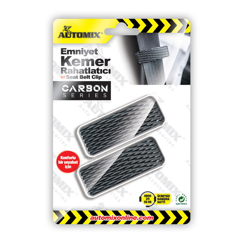 AUTOMIX EMNİYET KEMER RAHATLATICI CARBON