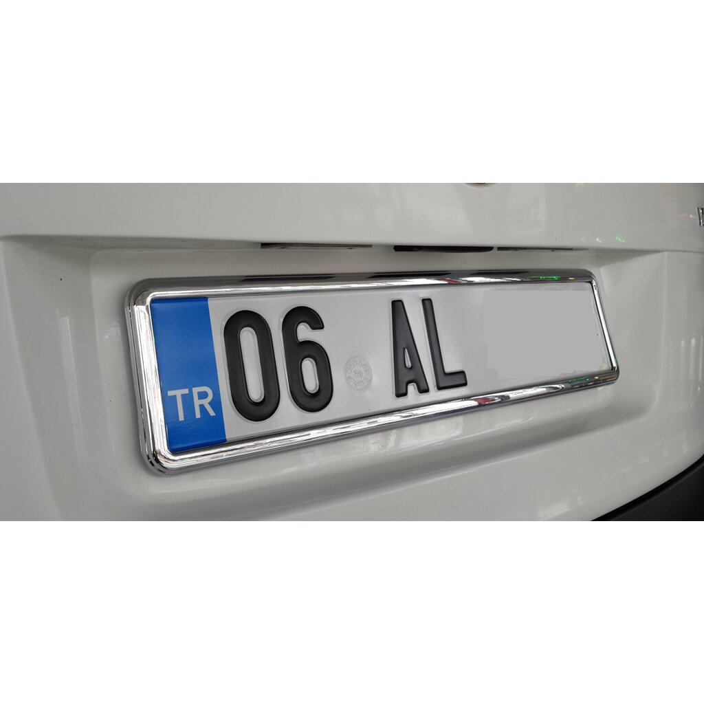 TEAMCAR PLAKA ALTI DİKDÖRTGEN  ÇERÇEVELİ NİKELAJ