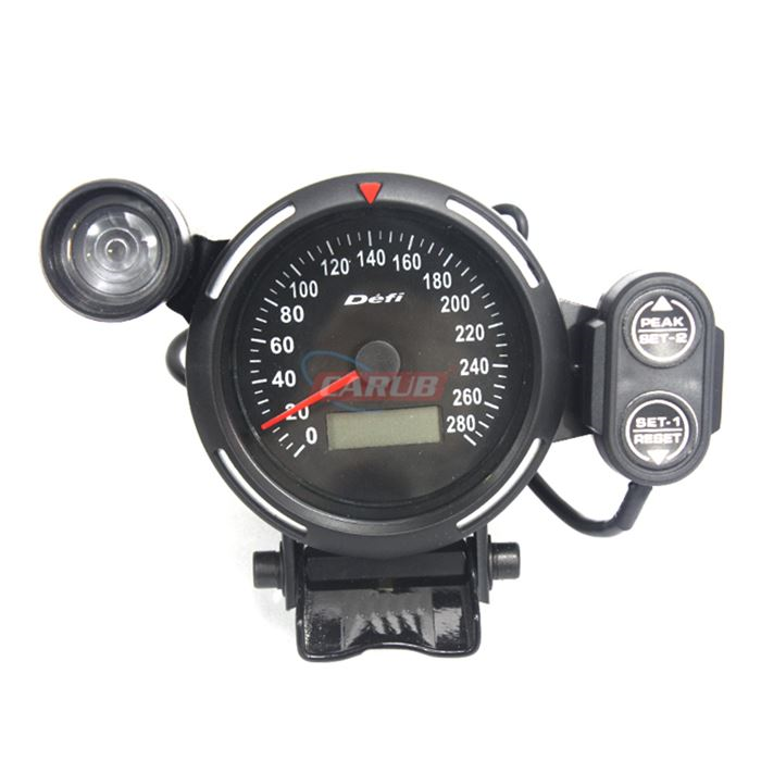 CARUB TAKOMETRE HIZ-KM GÖSTERGESİ 80MM MAVİ DEFİ
