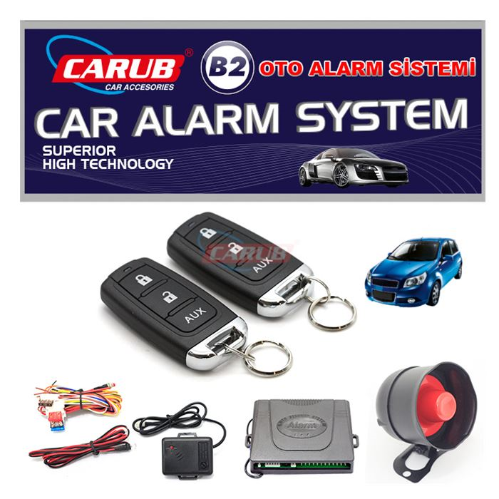 CARUB OTO ALARM 12V  FOLLOW ME MODEL  KUM:490292
