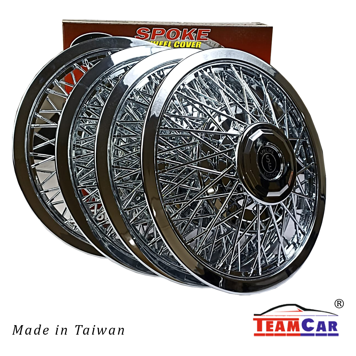 TEAMCAR TELLİ JANT KAPAĞI NİKELAJ  12" JANT  TAIWAN AC116-12
