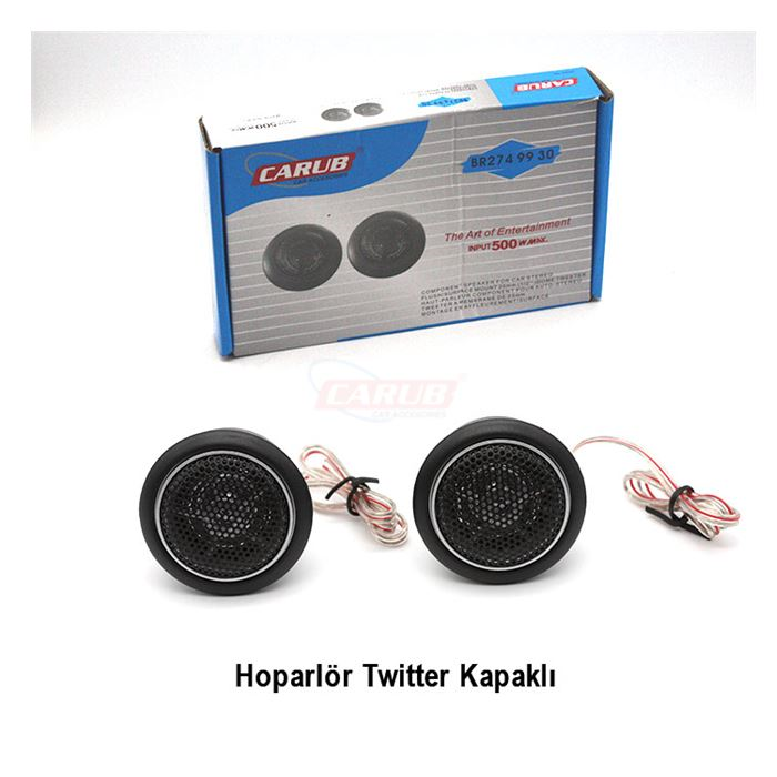 CARUB HOPARLÖR TWEETER 2 Lİ TAKIM UNPUT 500W MAX