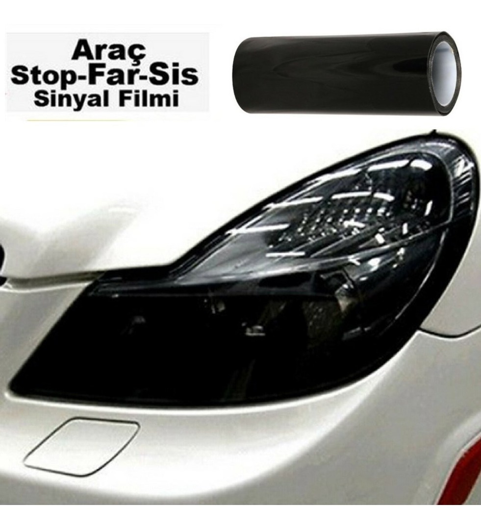 TEAMCAR FAR-STOP FİLMİ 30CMX10MT SİYAH   ( 002089 )