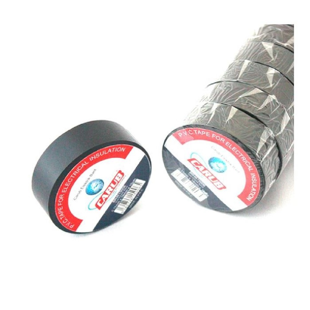 CARUB İZOLE BANT PVC SİYAH 19MM    10LU PAKET