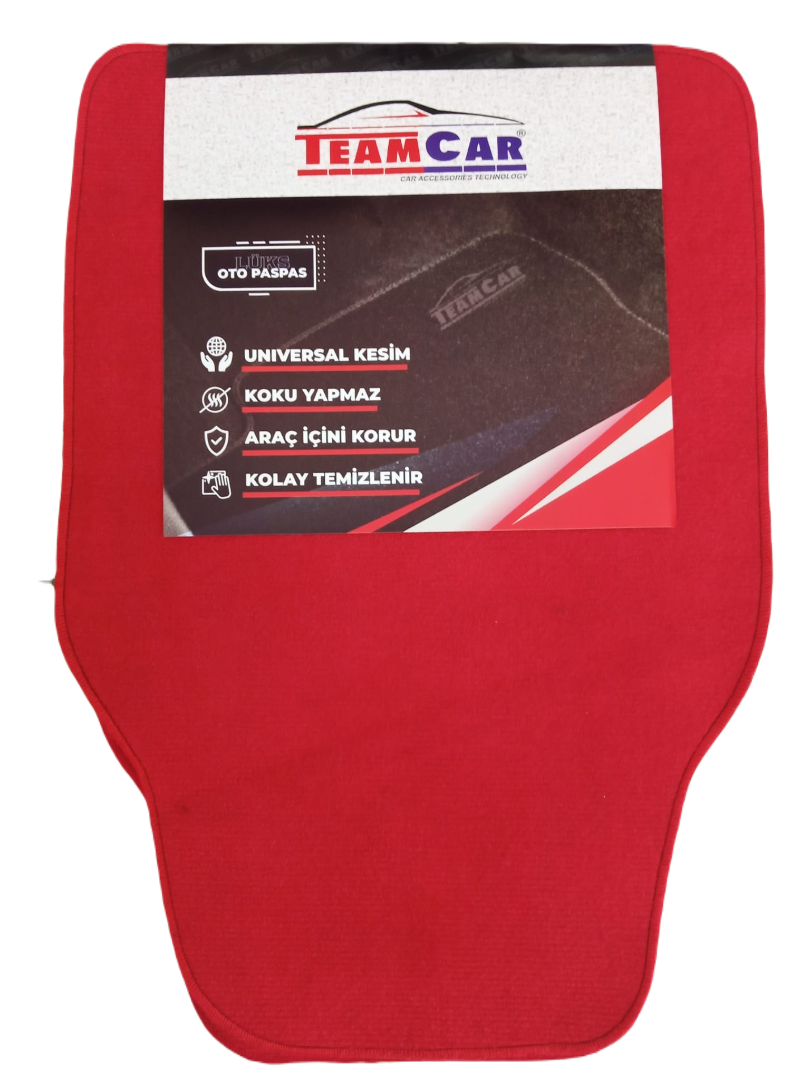 TEAMCAR HALI PASPAS ÜNİVERSAL ECO  KIRMIZI