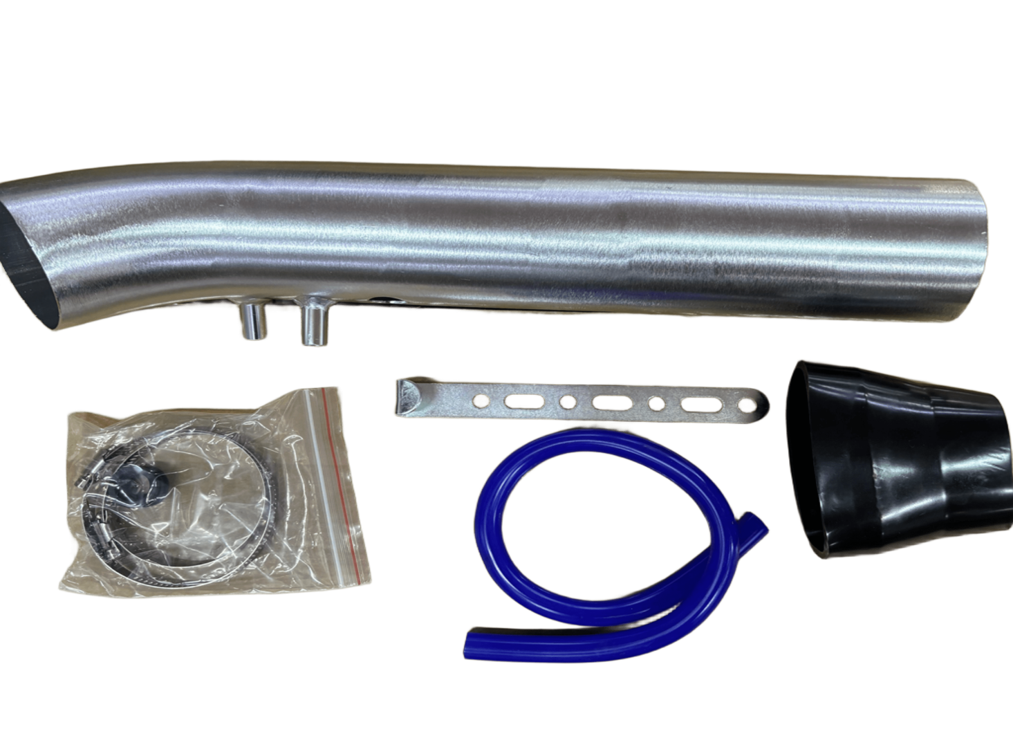 CARUB HAVA FİLTRESİ UZATMA KİTİ 76MM 45CM METAL SILVER