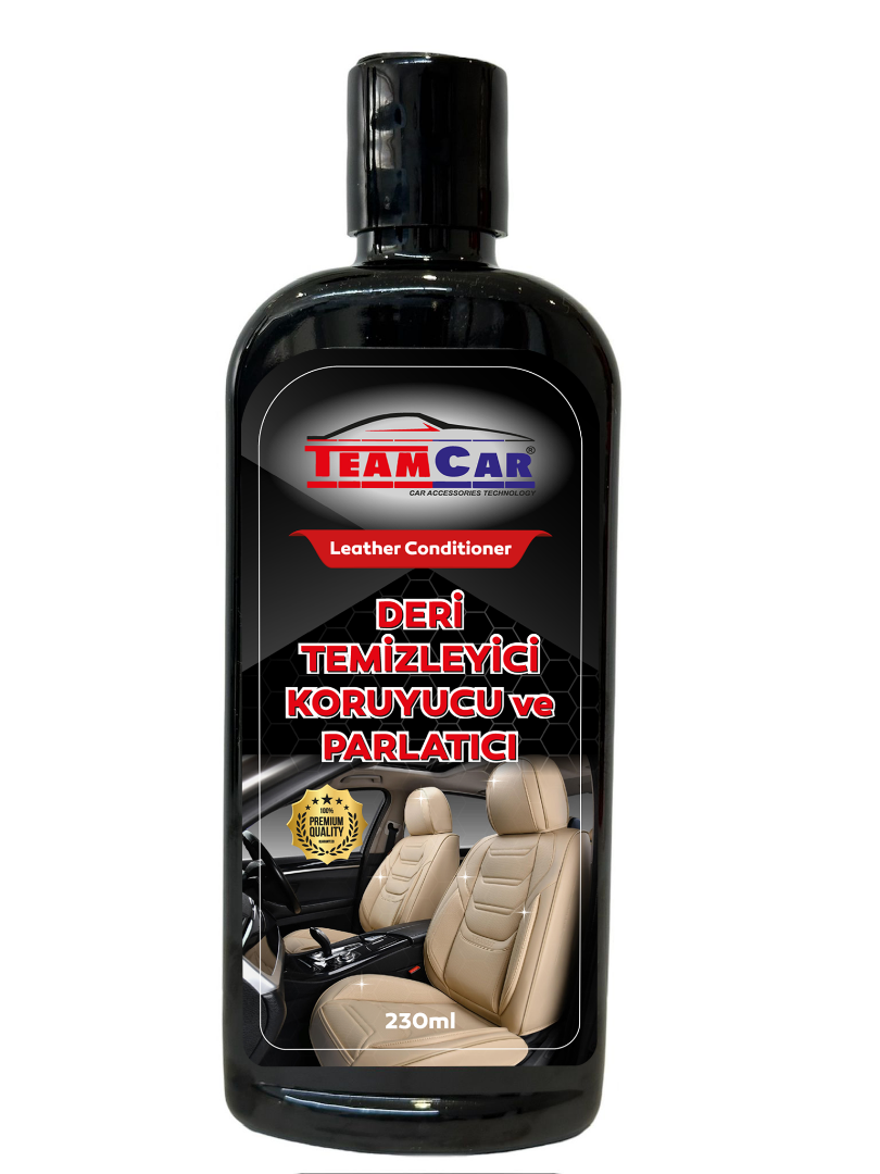 TEAMCAR DERİ TEMİZLEYİCİ KORUYUCU PARLATICI KREM 230ML