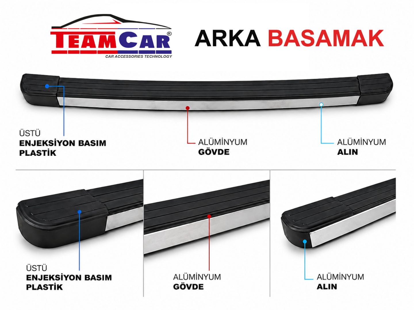 TEAMCAR EXPERT-JUMPY-VERSO 17-/SCUDO 22-/ZAFIRALIFE 19-/VIVARO 17- ARKA BASAMAK
