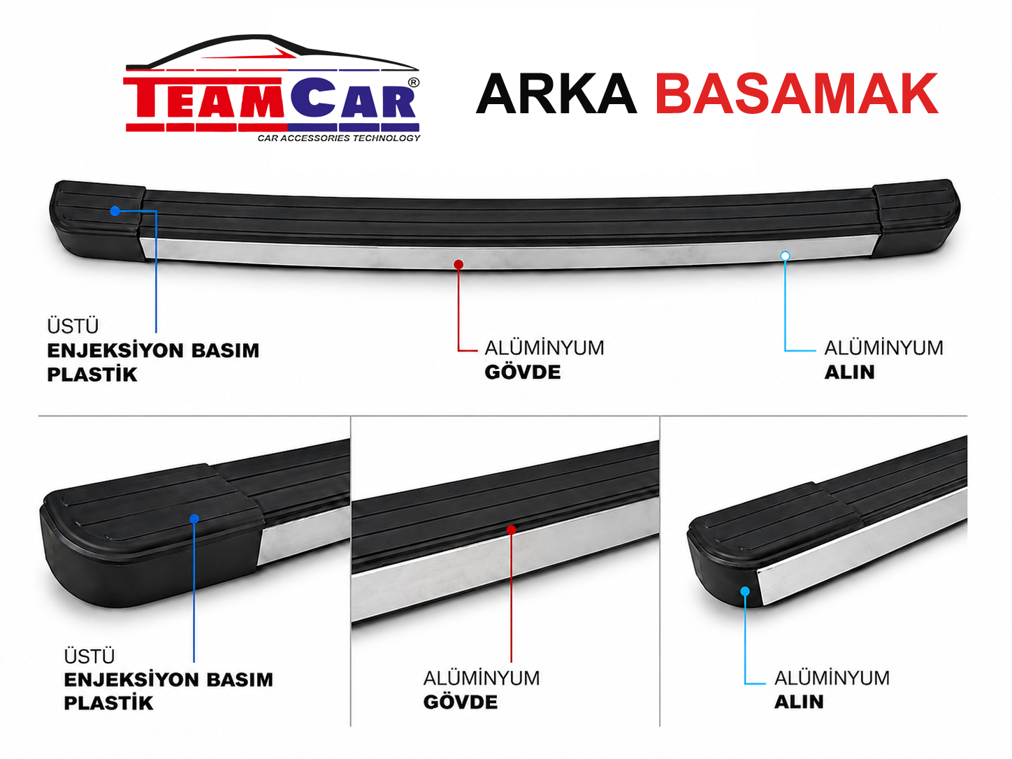 TEAMCAR FORD COURIER 14-22 ARKA BASAMAK