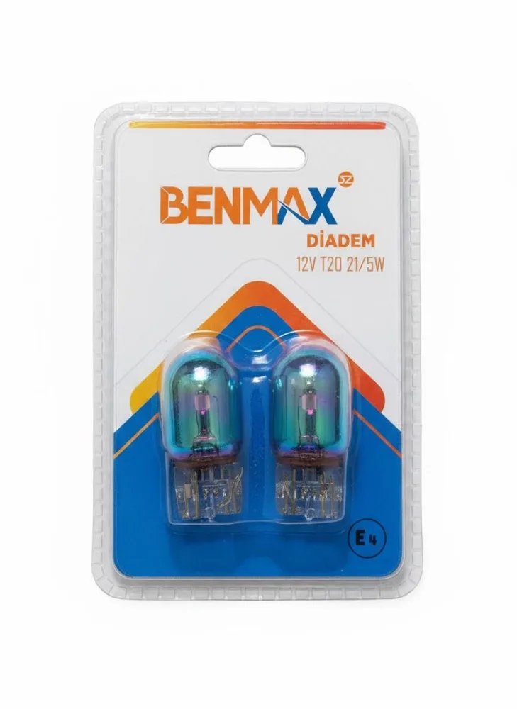 BENMAX T20 1016 12V 21/5W Dipsiz Diadem Krom Turuncu Ampul TK