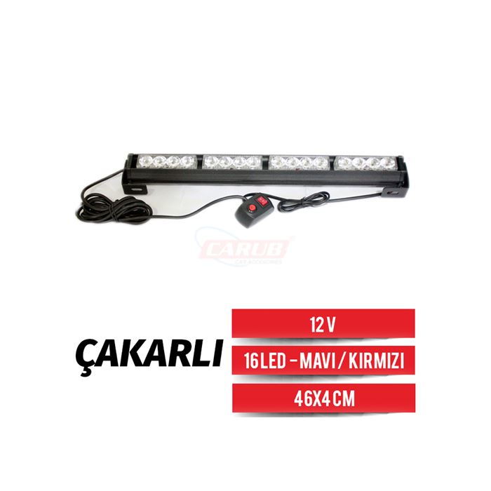 CARUB ÇAKAR LAMBA POWER 16LI MAVİ KIRMIZI