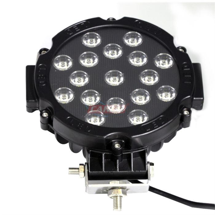 CARUB OFF-ROAD PROJ 10-30V 51W YUVARLAK 18CM SİYAH