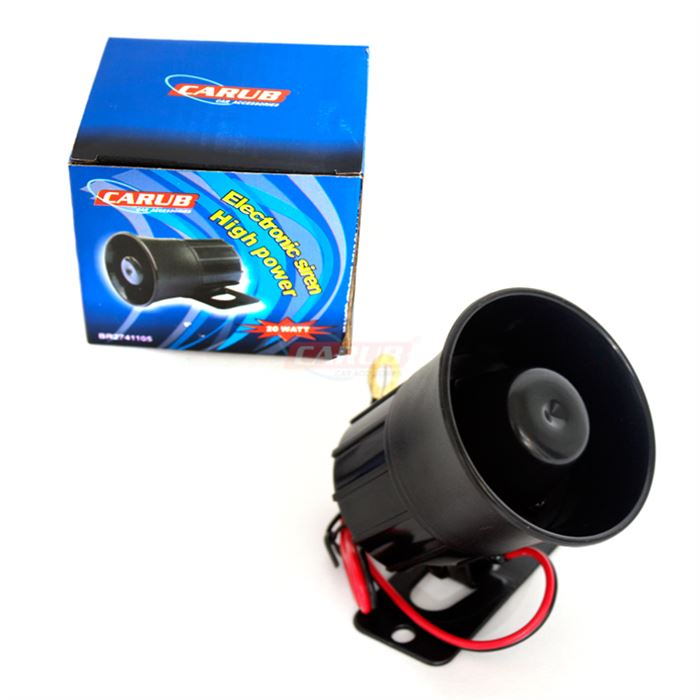 CARUB SİREN 12V 6 SESLİ  20WATT