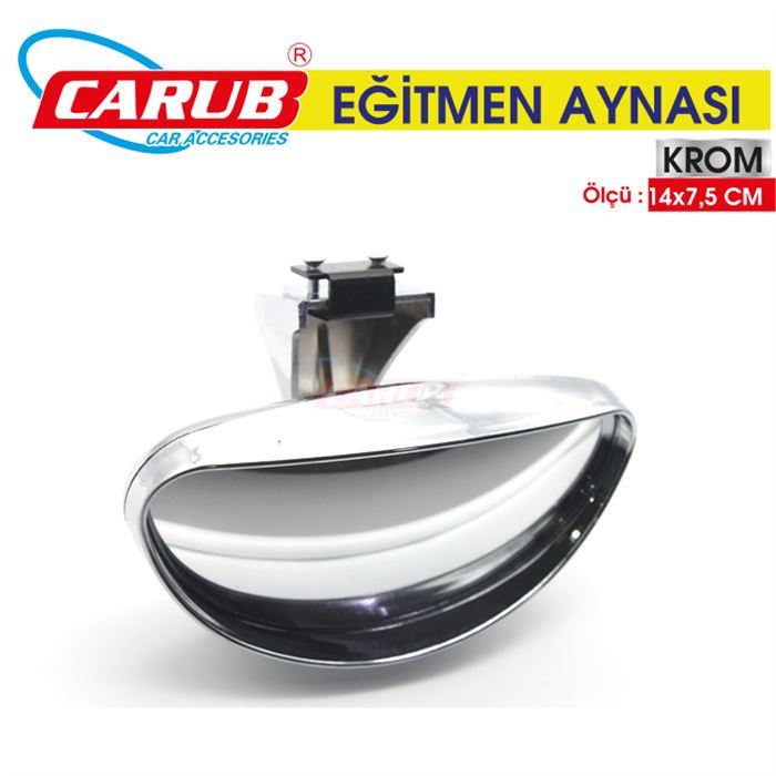 CARUB DIŞ DİKİZ AYNA AYNA EĞİTMEN KROM 14X8CM