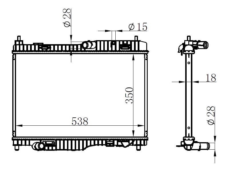 APD 45520011 — SU RADYATÖRÜ BRAZING