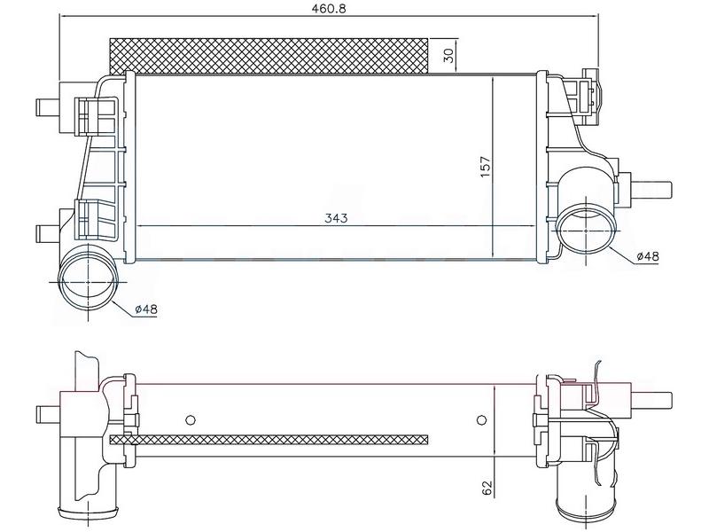 APD 45520084 — İNTERCOOLER RADYATÖRÜ