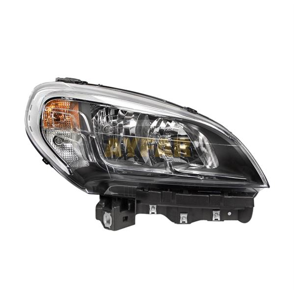 AYFAR 505311 — ÖN FAR SOL MOTORLU FIAT DOBLO KROM ÇERÇEVELİ 2015/