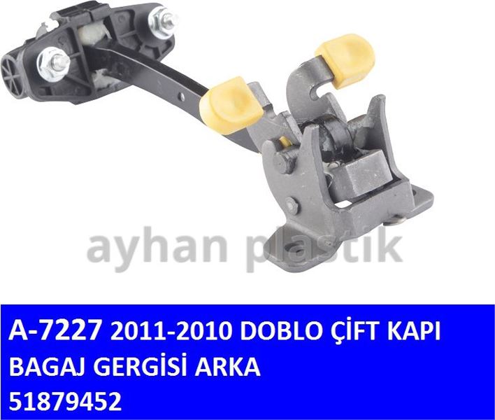 AYHAN A7227 — ÇİFT KAPI BAGAJ GERGİSİ ARKA (FIAT DOBLO 2010- )