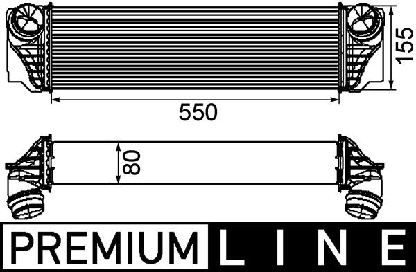 BEHR CI184000P — TURBO RADYATÖRÜ BMW 5 SERİSİ F10 525D 530D F11 520D 525D 530D 7 SERİSİ F01 730D