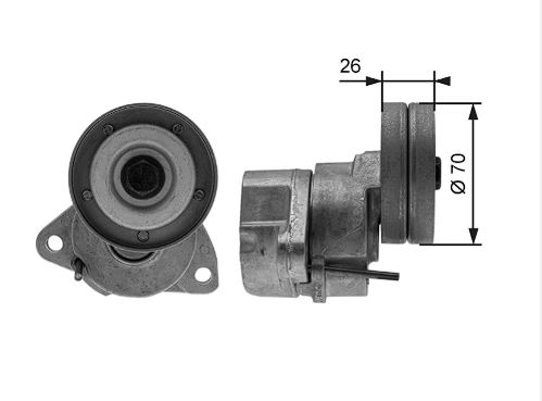 BİTAPART BOP181005 — ALTERNATÖR GERGİ RULMANI OPEL ASTRA G/H VECTRA B 2.0 CHEVROLET CAPTIVA 2.4 BENZI