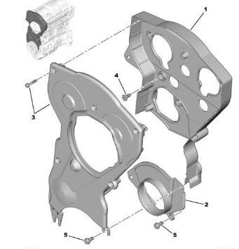 BİTAPART BPE260135 — TRİGER KAPAK ALT PEUGEOT P206 P207 P208 P301 P307 P308 TU5JP4 EC5