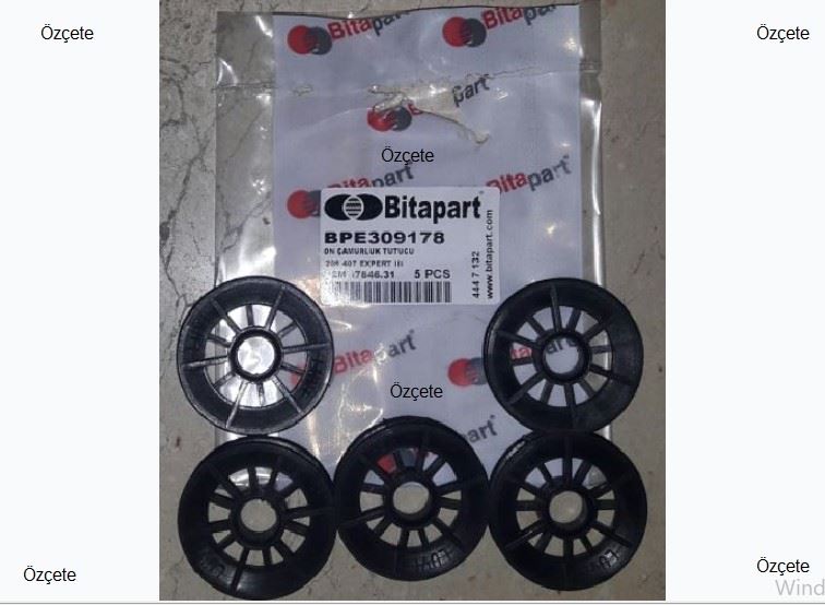 BİTAPART BPE309178 — ON CAMURLUK TUTUCU 5LIK PEUGEOT 206 407 EXPERT III