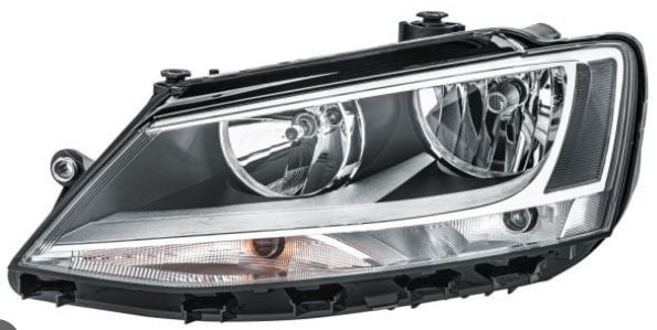 BİTAPART BVO350001 — ON FAR SOL MOTORU UZERINDE SIYAH VOLKSWAGEN JETTA
