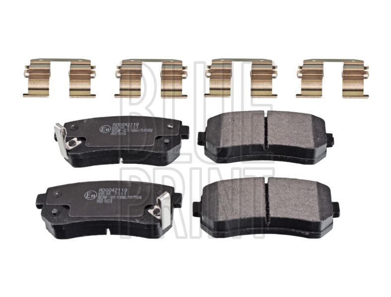 BLUE PRINT ADG042119 — FREN BALATASI ARKA HYUNDAI ACCENT ERA 06-/ / I20 08-15 / I30 07-12 / IX20 10-/ / IX35 10-/ / SONATA
