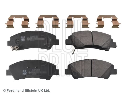 BLUE PRINT ADG042158 — ÖN FREN BALATA HYUNDAI İ10 1.0L 1.2L G3LA G4LA 13> - Aşınma ikaz soketli