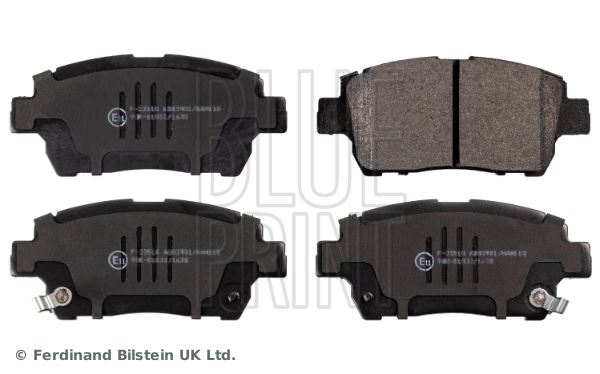 BLUE PRINT ADT342105 — ÖN FREN BALATA TOYOTA YARIS 1.3L 2NZ-FE NCP10 japon üretim 99-02 / 1.0L 1SZFE SCP10 Arkalar disk ti
