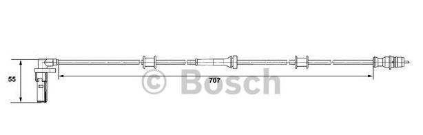 BOSCH 0265007532 — ARKA SOL ABS SENSÖRÜ RENAULT KANGOO 97-08