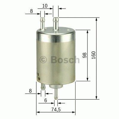 BOSCH 0450915003 — YAKIT FİLTRESİ MERCEDES M112 M113 M273 W202 W203 CL203 C208 C209 W210 C215 W220 R230 R170 W463