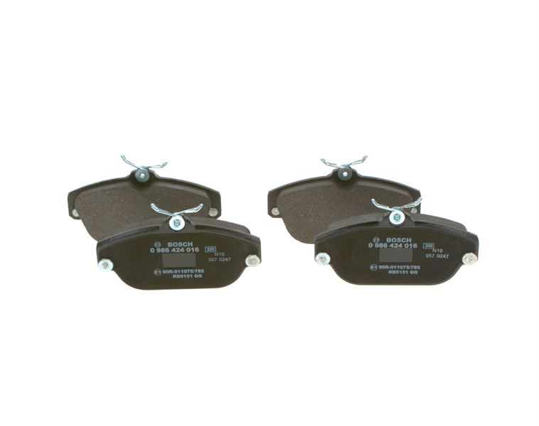 BOSCH 0986424016 — ÖN BALATA VOLVO S90 2.9 V90 2.9 740 2.0 2.3 2.4 940 2.0 2.3 960 2.0 2.9