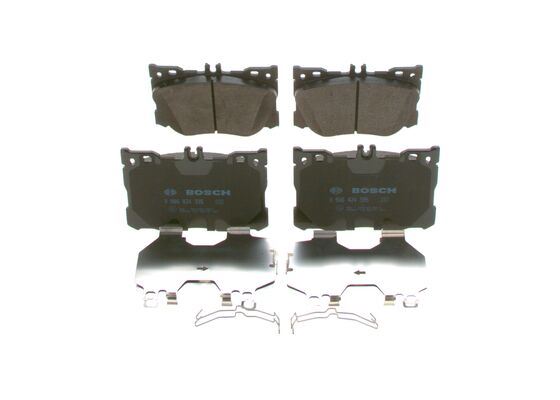 BOSCH 0986424335 — DİSK BALATA ÖN MERCEDES-BENZ W205, C205, C257, W213, A238, C238, S213, X253 15-