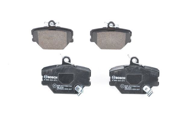 BOSCH 0986424471 — FREN BALATASI ÖN SMART FORTWO Coupe 451 ROADSTER Coupe 452 CABRIO 450 CITY-COUPE 450