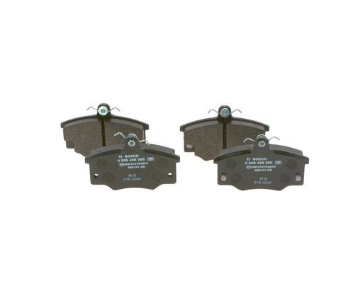 BOSCH 0986468380 — FREN BALATA TEMPRA 92-99 / TIPO 90-00 / UNO 70 94-00 / ALFA 145 94-01 / ALFA 146 94-01 ÖN