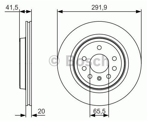 BOSCH 0986479S27 — FREN DİSKİ ARKA [292 / 199-18 MM] 0986479142 ( OPEL VECTRA C 2.0 16V 03 / 03=/)