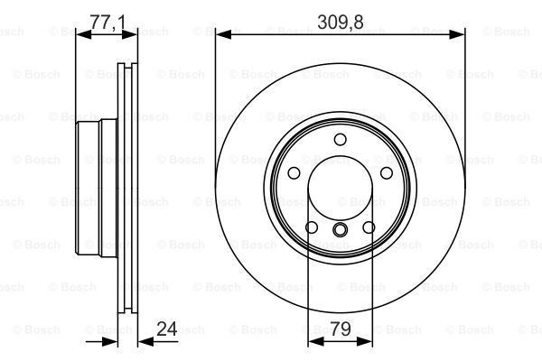 BOSCH 0986479S29 — FREN AYNASI ÖN HAVA KANALLI BMW 5 SERİSİ E60 61520I, 523I, 525D, 525I OE NO 34 116 764 021
