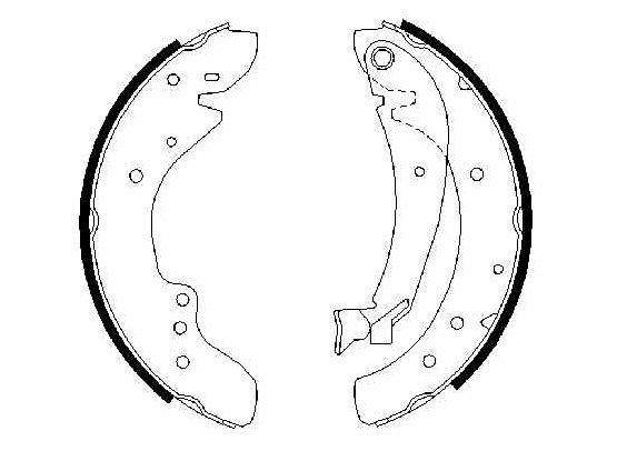 BOSCH 0986487521 — PABUÇLU BALATA (254X57 MM) PEUGEOT BOXER (1400 KG) CITROEN JUMPER (1400 KG) FIAT DUCATO (1400 KG) 94- (15